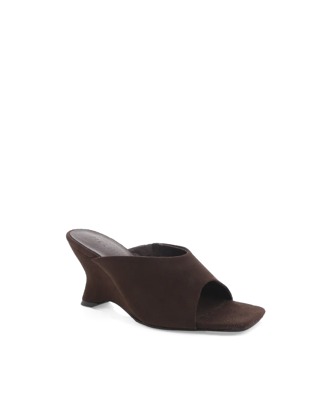 Summer Wedding Heels Comfortable fit ISELLE - DARK CACAO SUEDE
