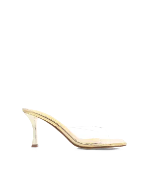 Glamorous Shoes Flirty Energy JAYCEE - GOLD CHROME-CLEAR