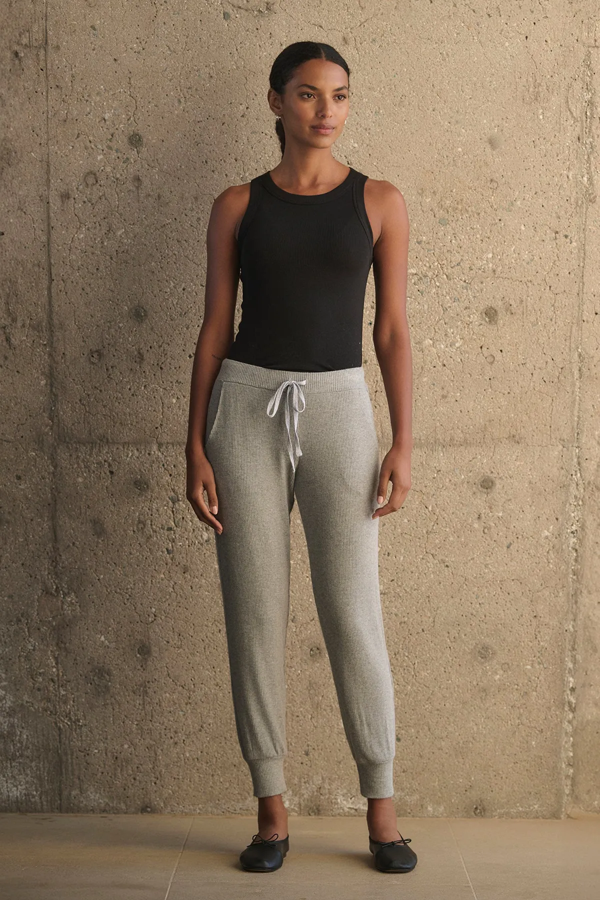 Relax All Day Lazy Layering KOKO RIBBED JOGGERS