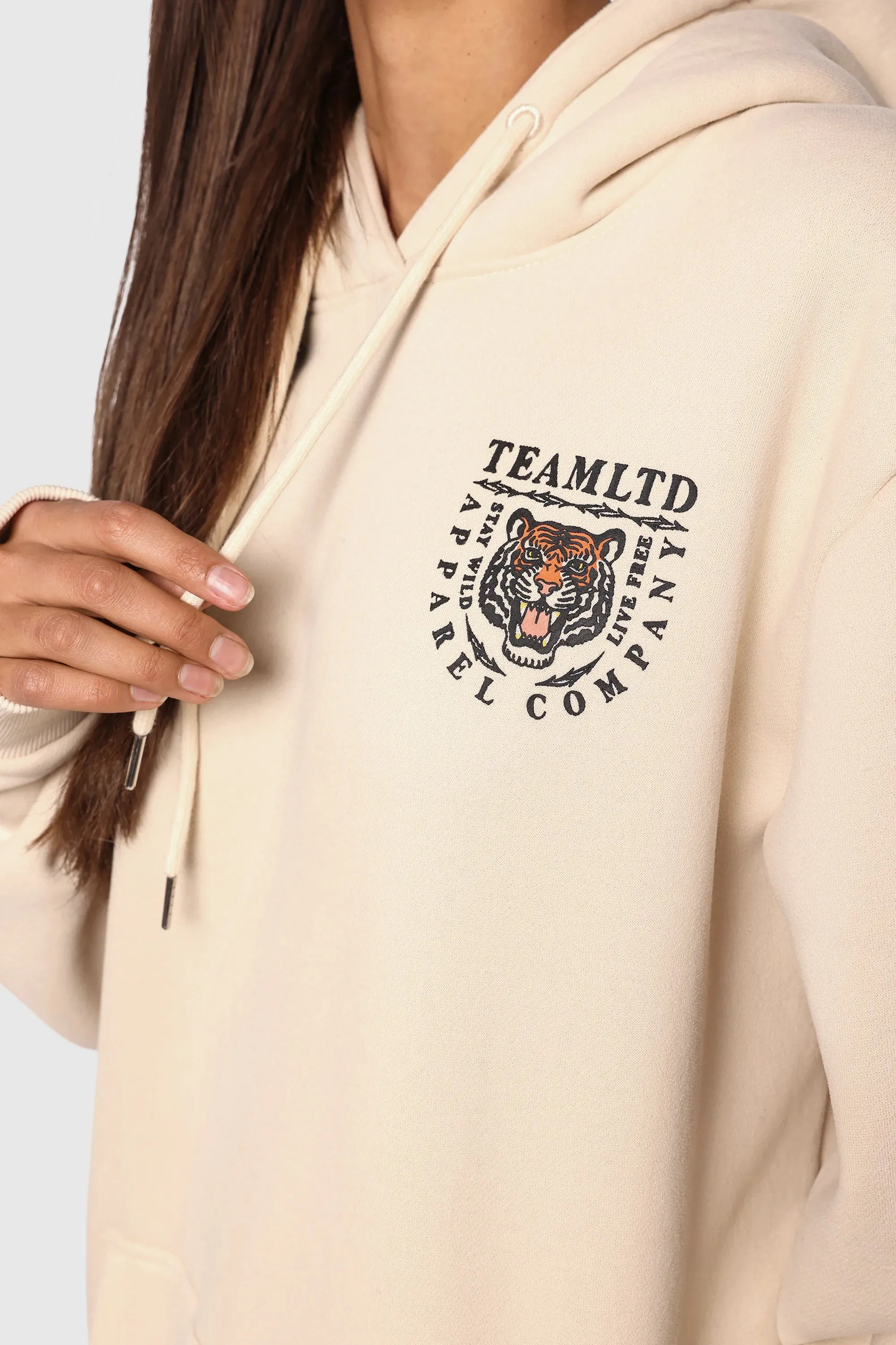 Stay Wild Hoodie Patchwork