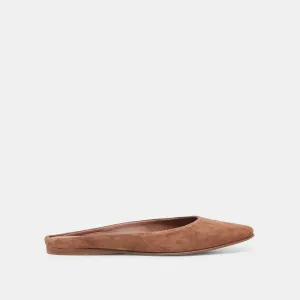 Easy Slip Bay Step EILA FLATS DK BROWN SUEDE