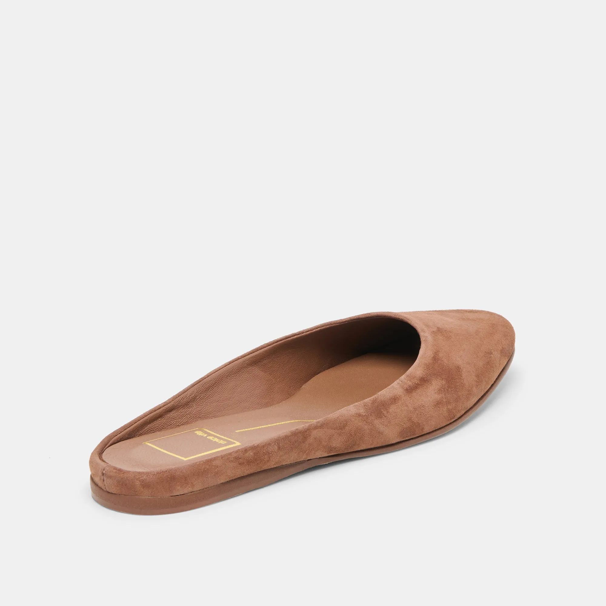 Moisture wicking Cliff Glow EILA FLATS DK BROWN SUEDE