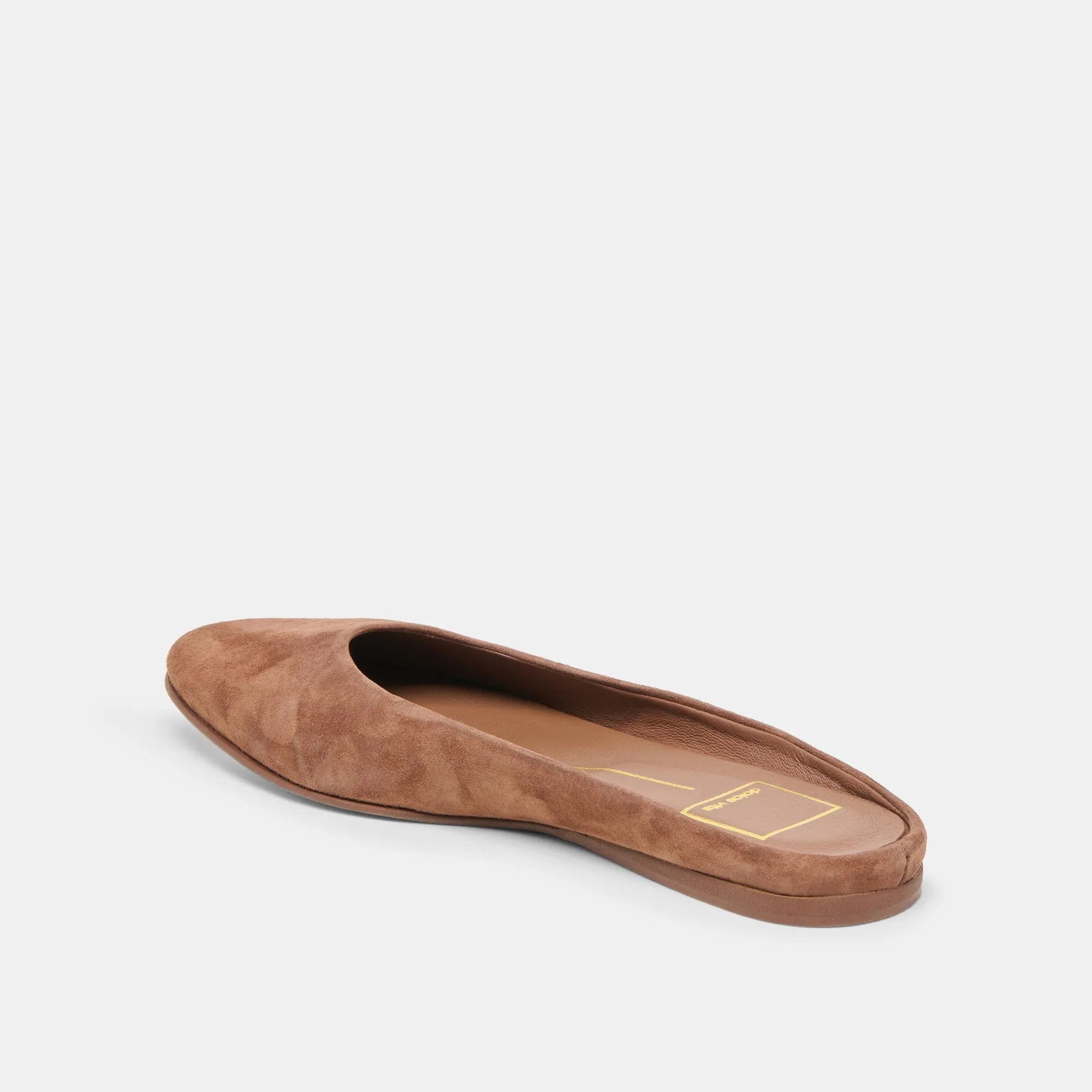 Plaza Mood EILA FLATS DK BROWN SUEDE