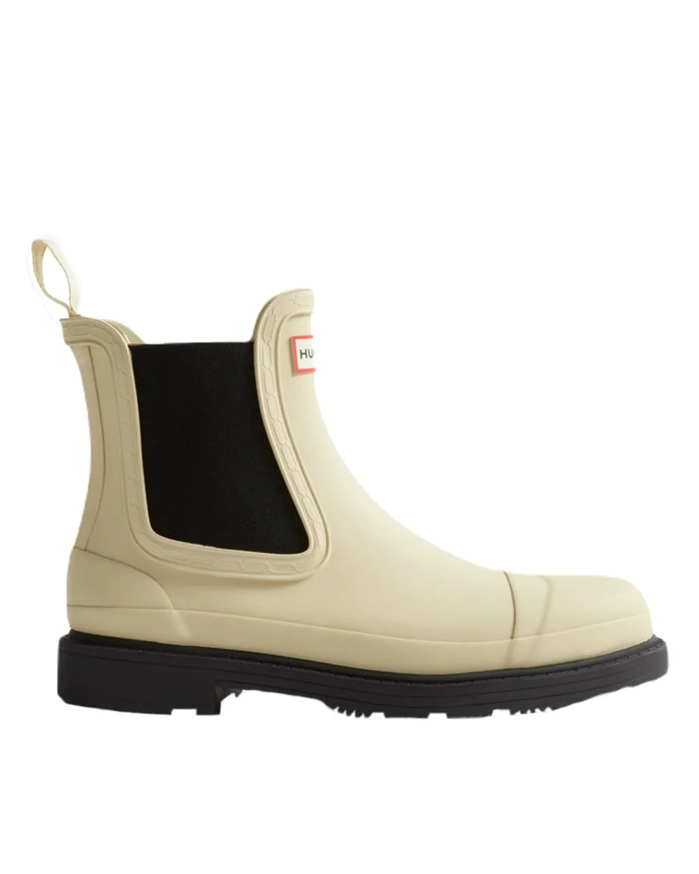 Hunter Womens Commando Chelsea Boots Contoured Heel Cup