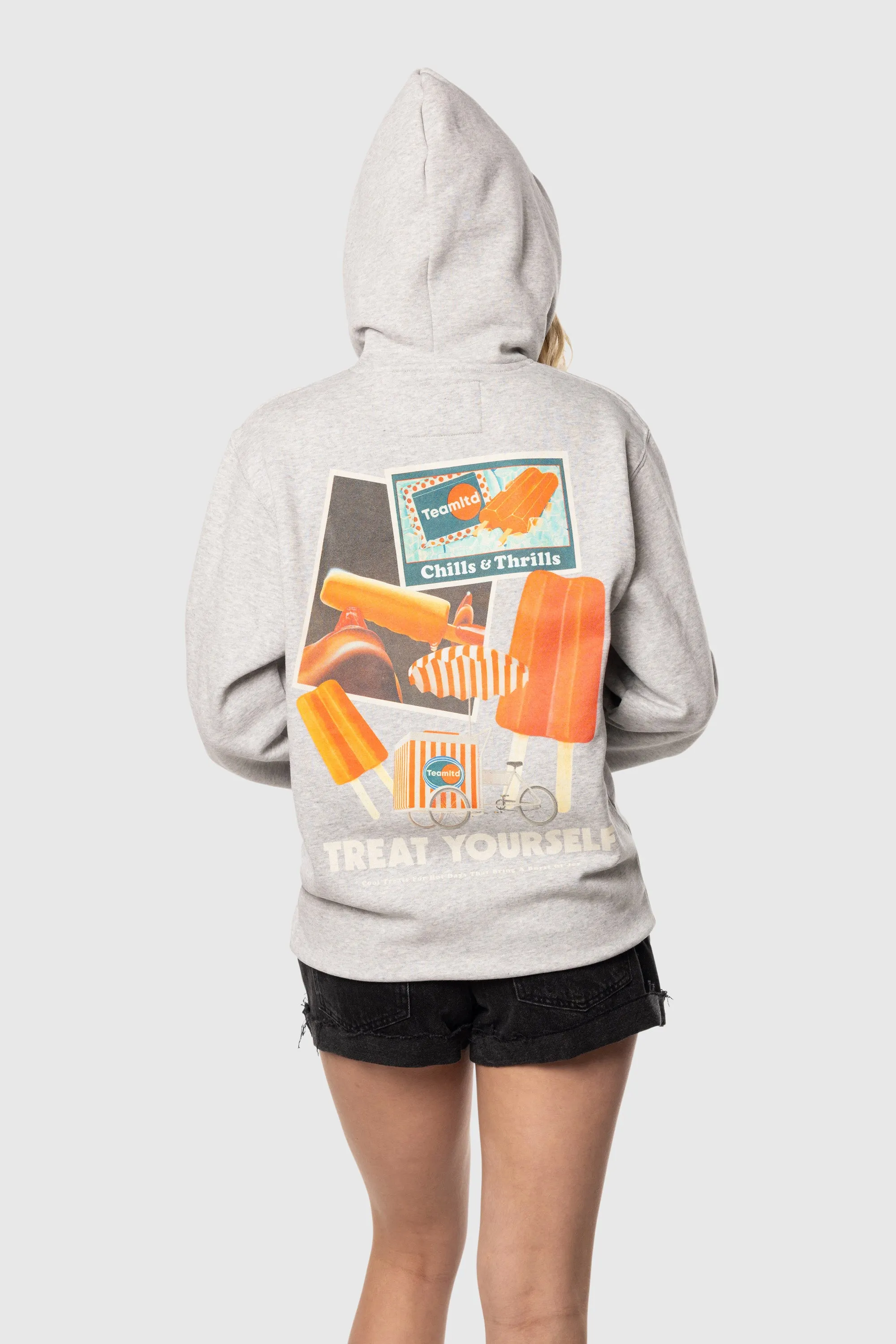 Treat Yourself Hoodie Modern Bold