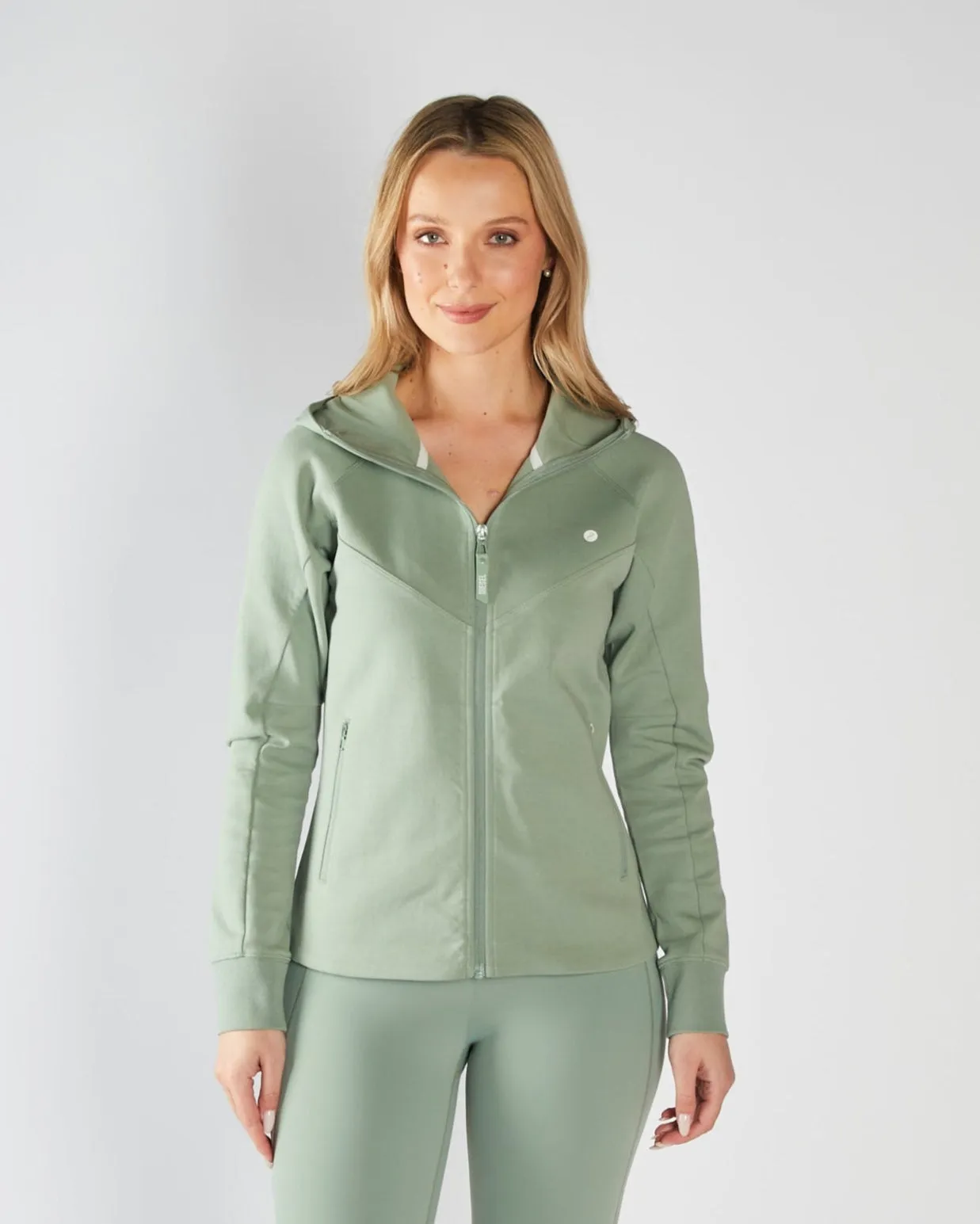 product formal casual balance Breathable wear Kai Full Zip Hoody Moss Green