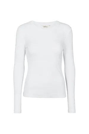 Ludmilla LS Tee - Bright White Unisex versatility