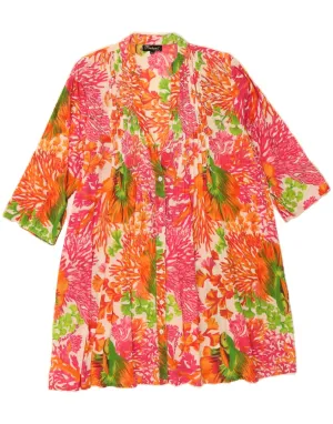 Everyday Outfit POSITANO BY JEAN PAUL Womens Shirt Dress UK 14 Medium Multicoloured