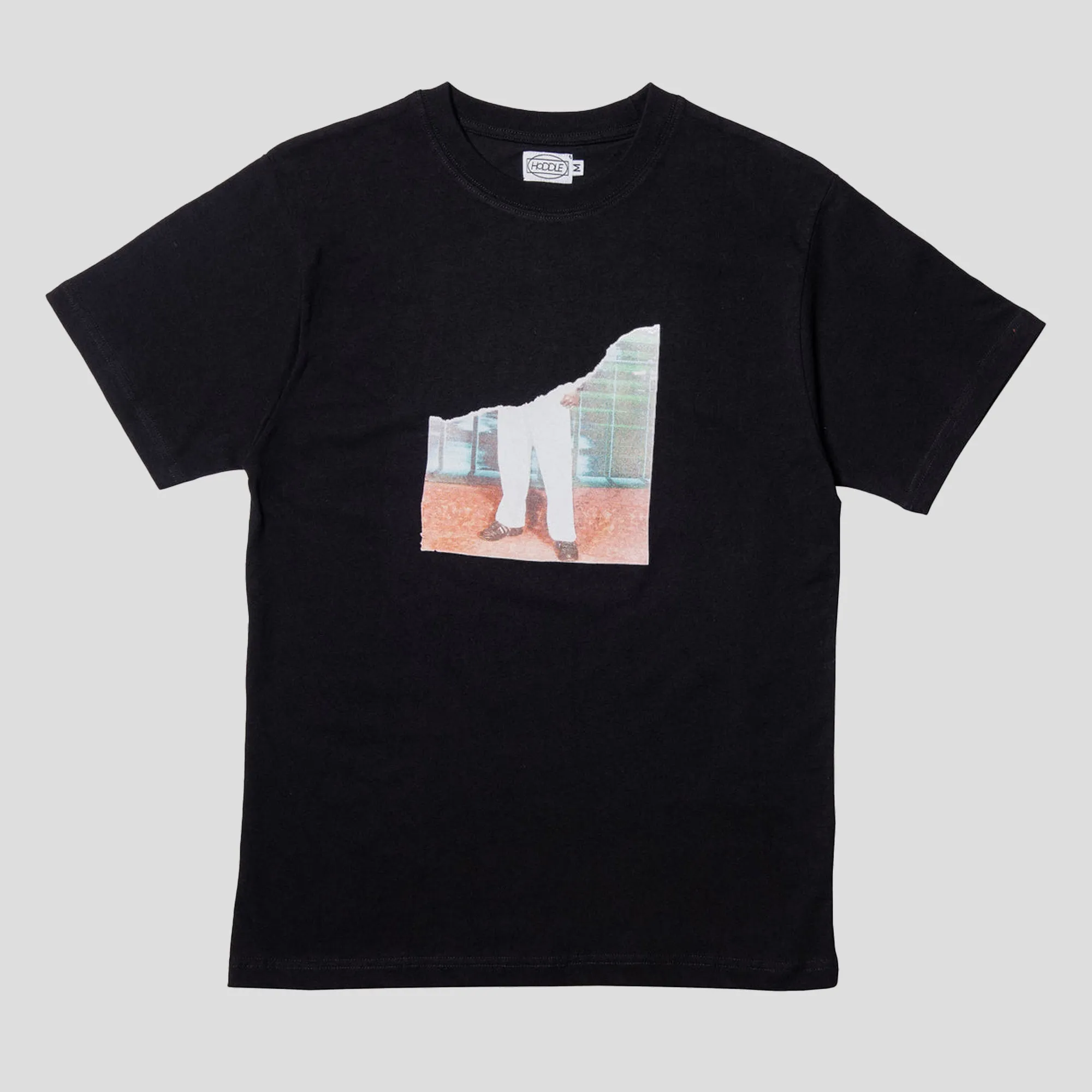 Hoddle Scrapbook Tee - Black Travel Friendly