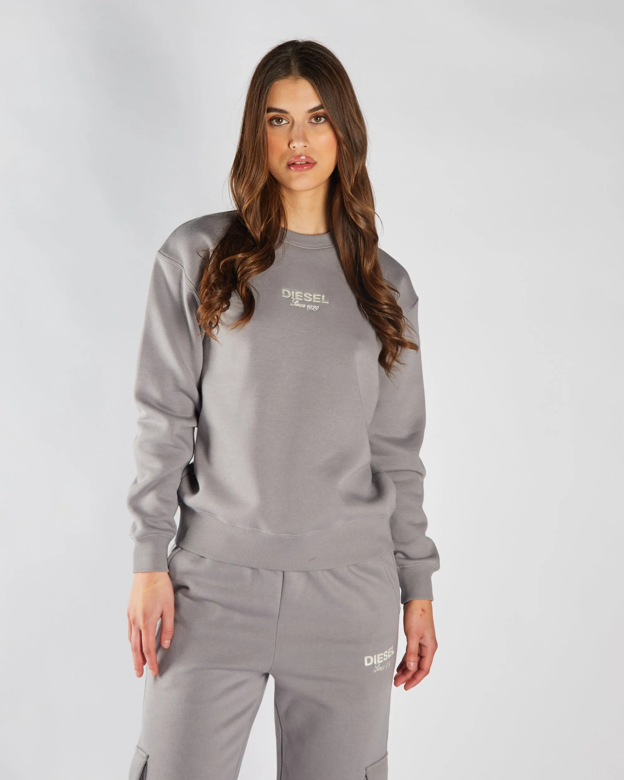 Daily Active Fat Casandra Sweatshirt Grey Blue
