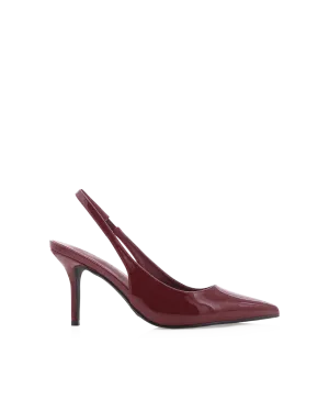 Formal Event Heels Comfortable Day Pumps BLONDIE - CHERRY RED PATENT