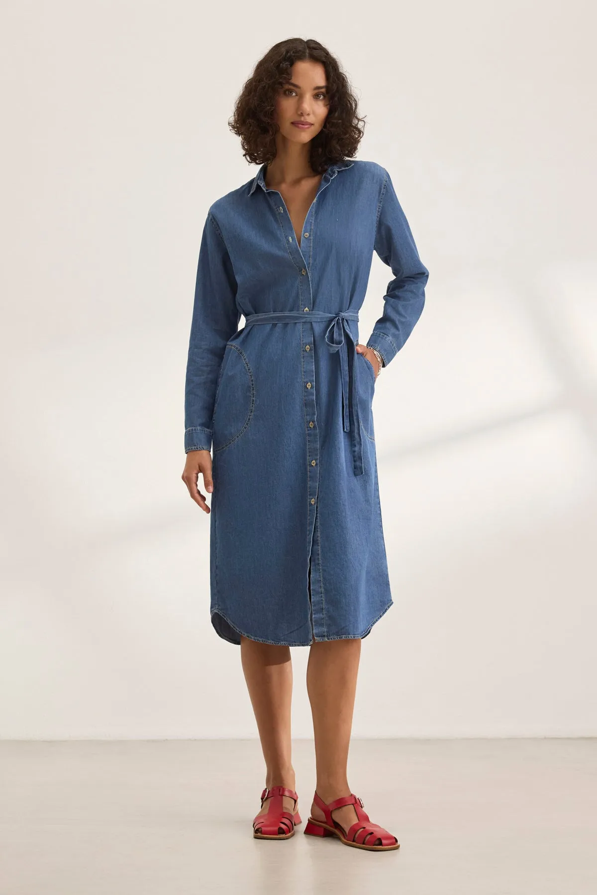 All Fitwear IZMIR CHAMBRAY DRESS