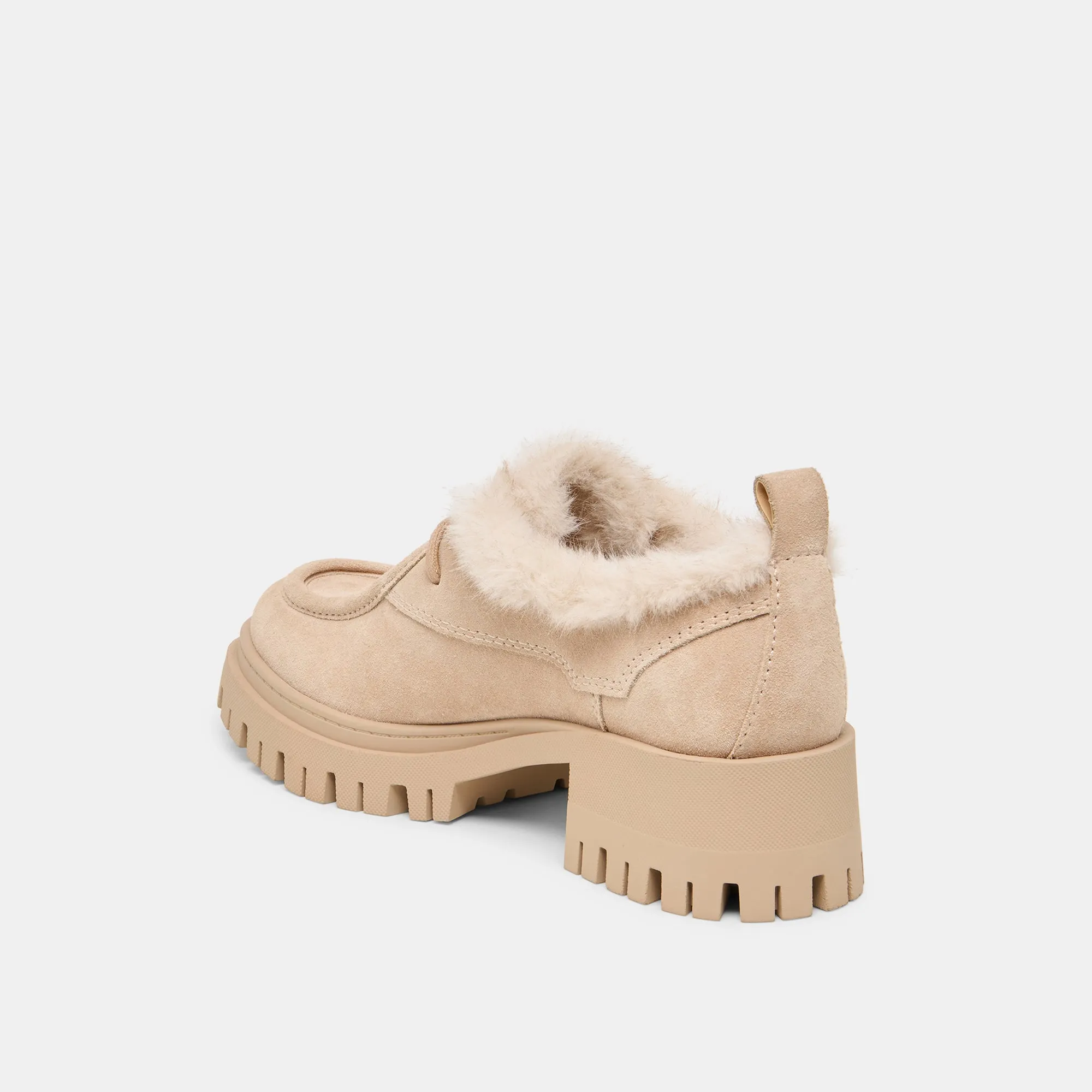 MILZA PLUSH LOAFERS DUNE SUEDE Trend Lane Strap