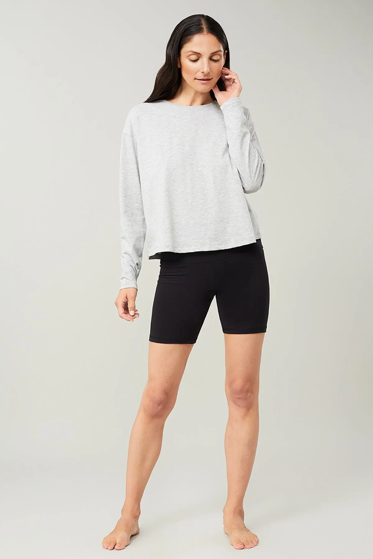 Tailored Shape Biker Pants - Black, GOTS