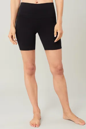 Hiking Trail Non See Motion Fit Biker Pants - Black, GOTS