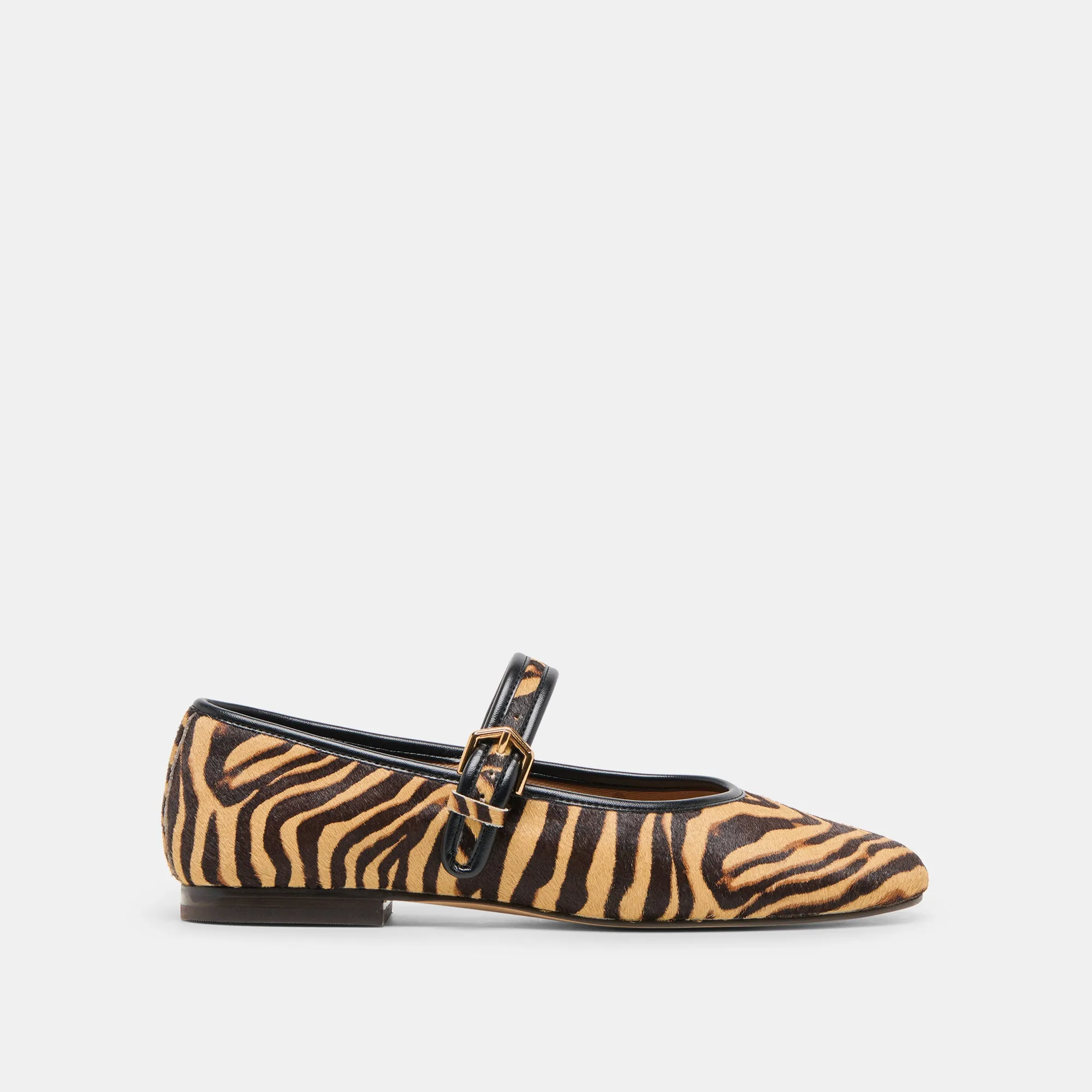 ROSLYN BALLET FLATS TIGER CALF HAIR Village Mood