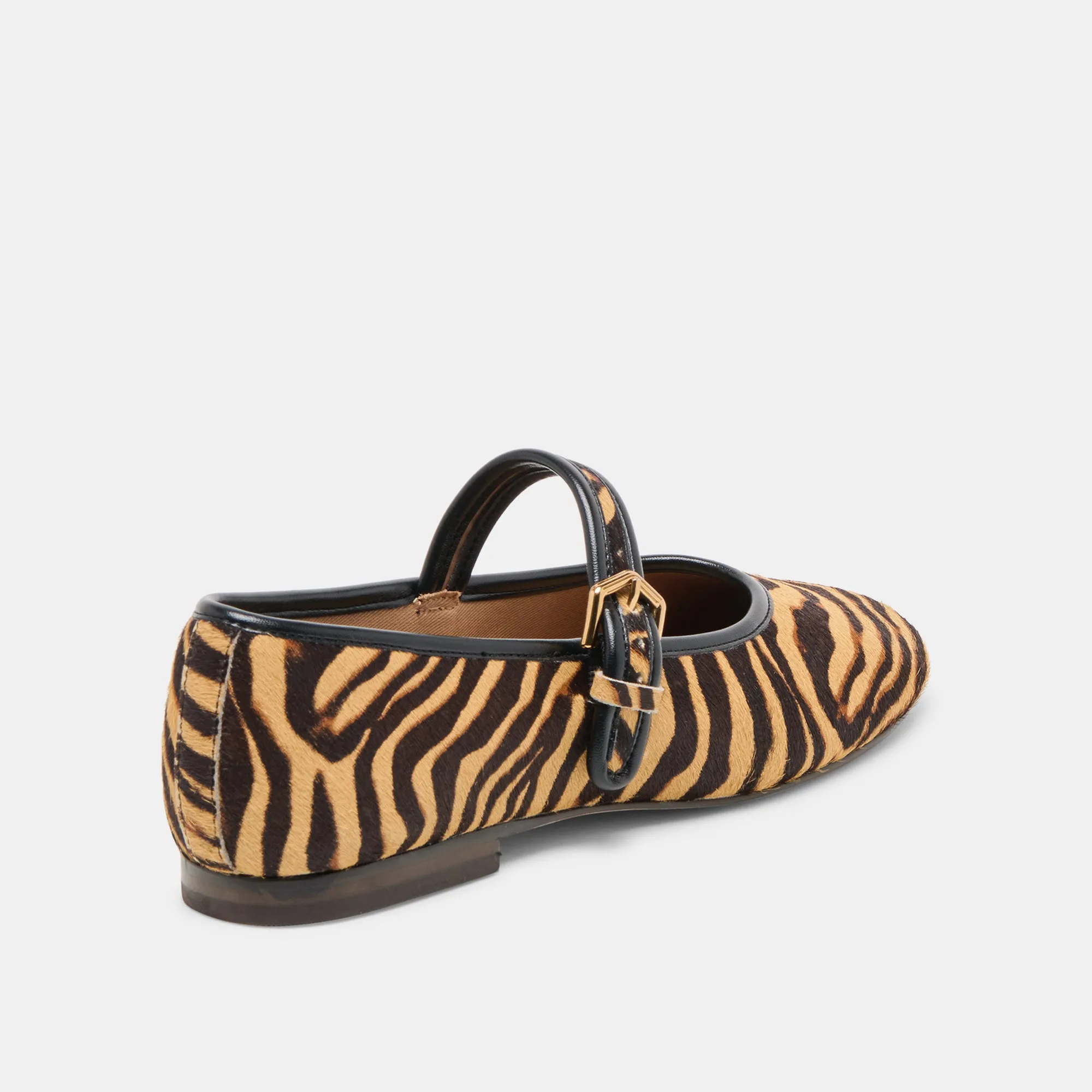 Frost Cool ROSLYN BALLET FLATS TIGER CALF HAIR