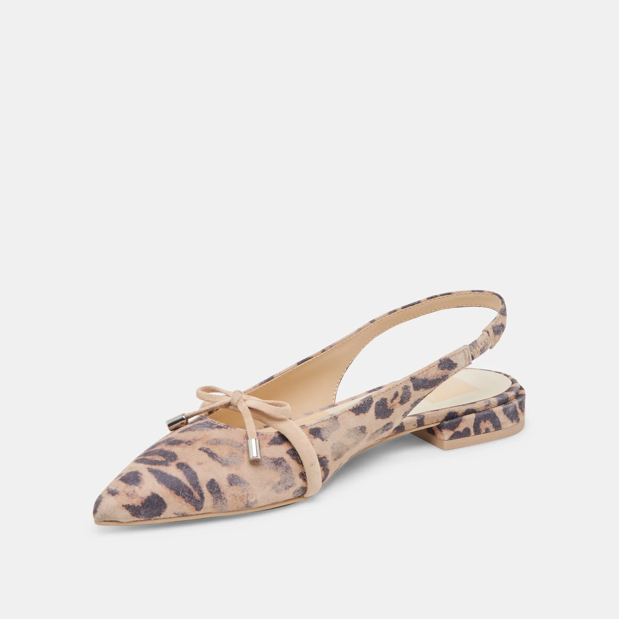 molded Fashion Forward PAYGE FLATS LT LEOPARD SUEDE