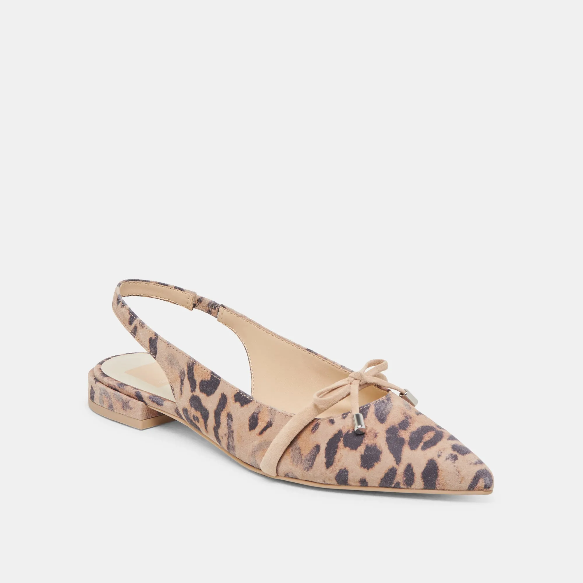 Fashionable Fit Family Time PAYGE FLATS LT LEOPARD SUEDE
