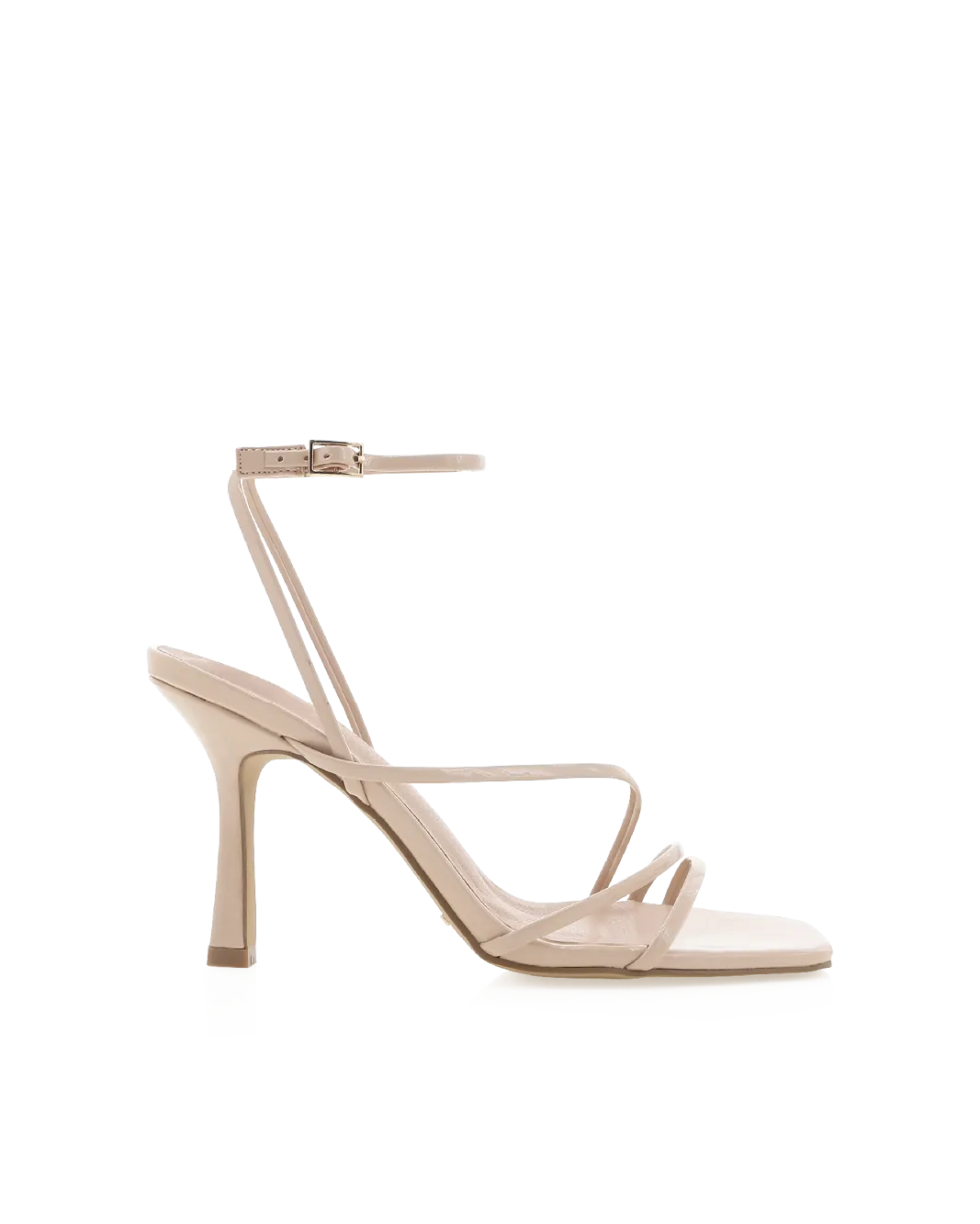 SYLVIA - NUDE PATENT Winter Heels