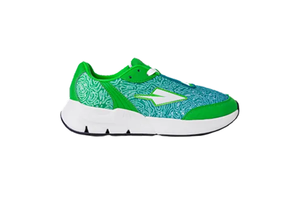 running in a city park shoes Tai Jogger Women Vibrant Green