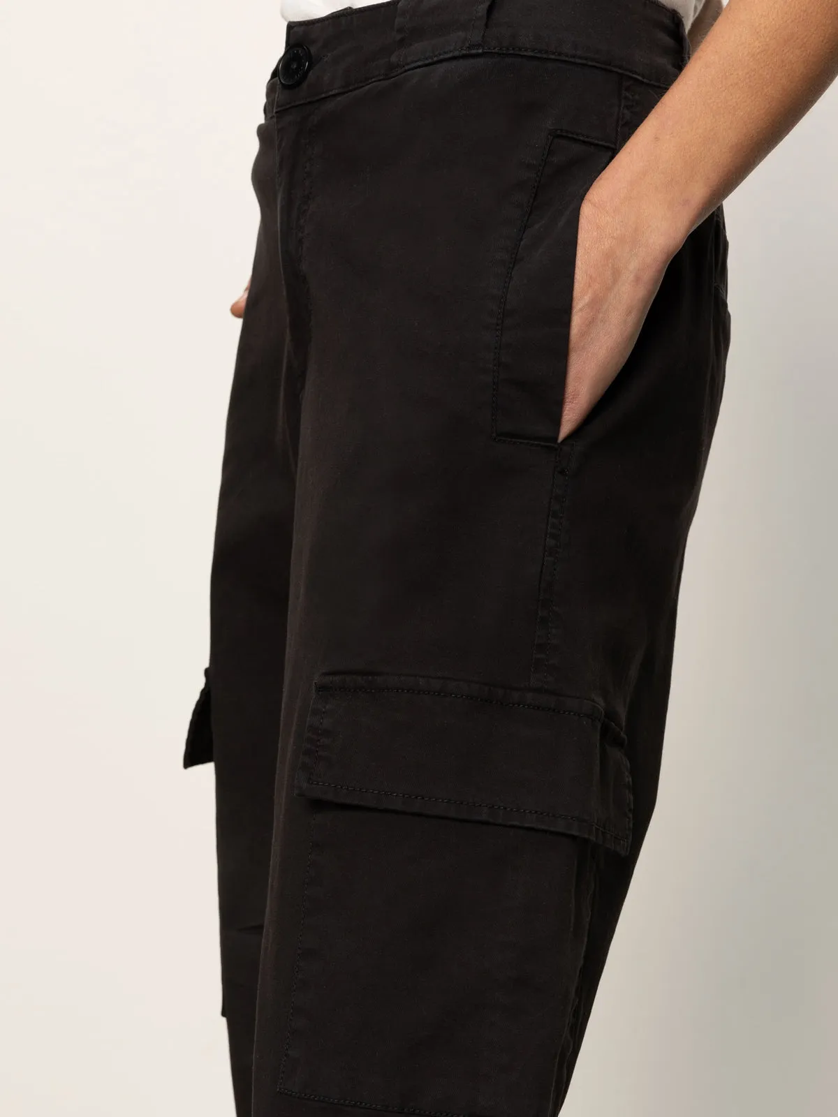 Basic Stretch Comfy Design Take Over Jogger Mid-Rise Pant Black