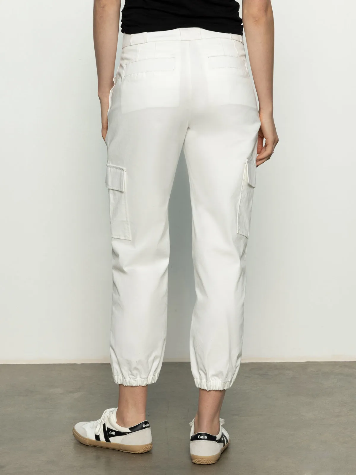 Take Over Jogger Mid-Rise Pant Bleached White AntiSnagZippers