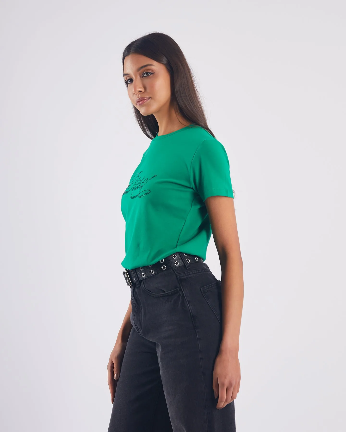 Tamara T-Shirt Rainforest Green Comfort Stretch Fit