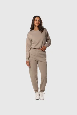 Timeless Wear Tan Cinch Fleece Set