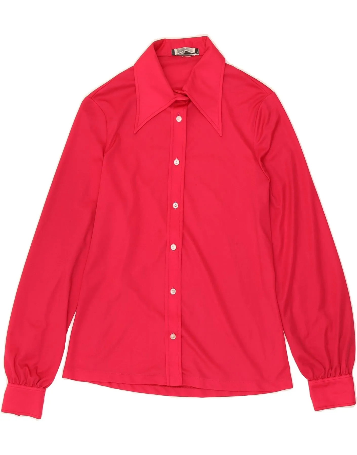 Edgy Fashion VINTAGE Womens Shirt IT 44 Medium Pink