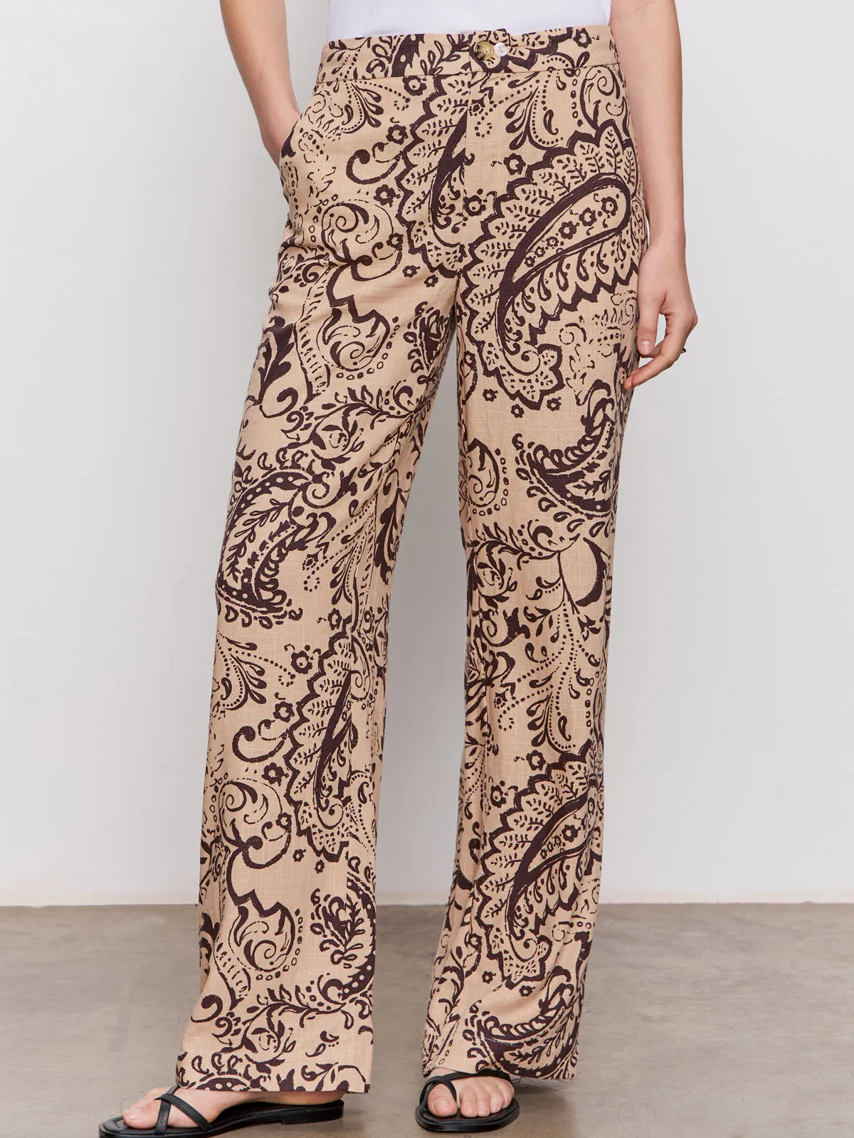 The Soft Semi-High Rise Trouser Desert Bandana Chilly Day Comfort