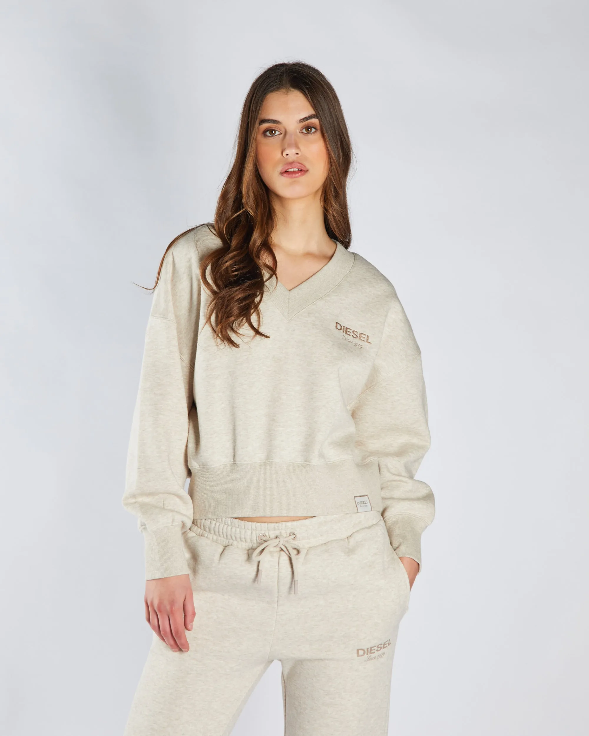 Irie Sweatshirt Oatmeal Marl Chambray