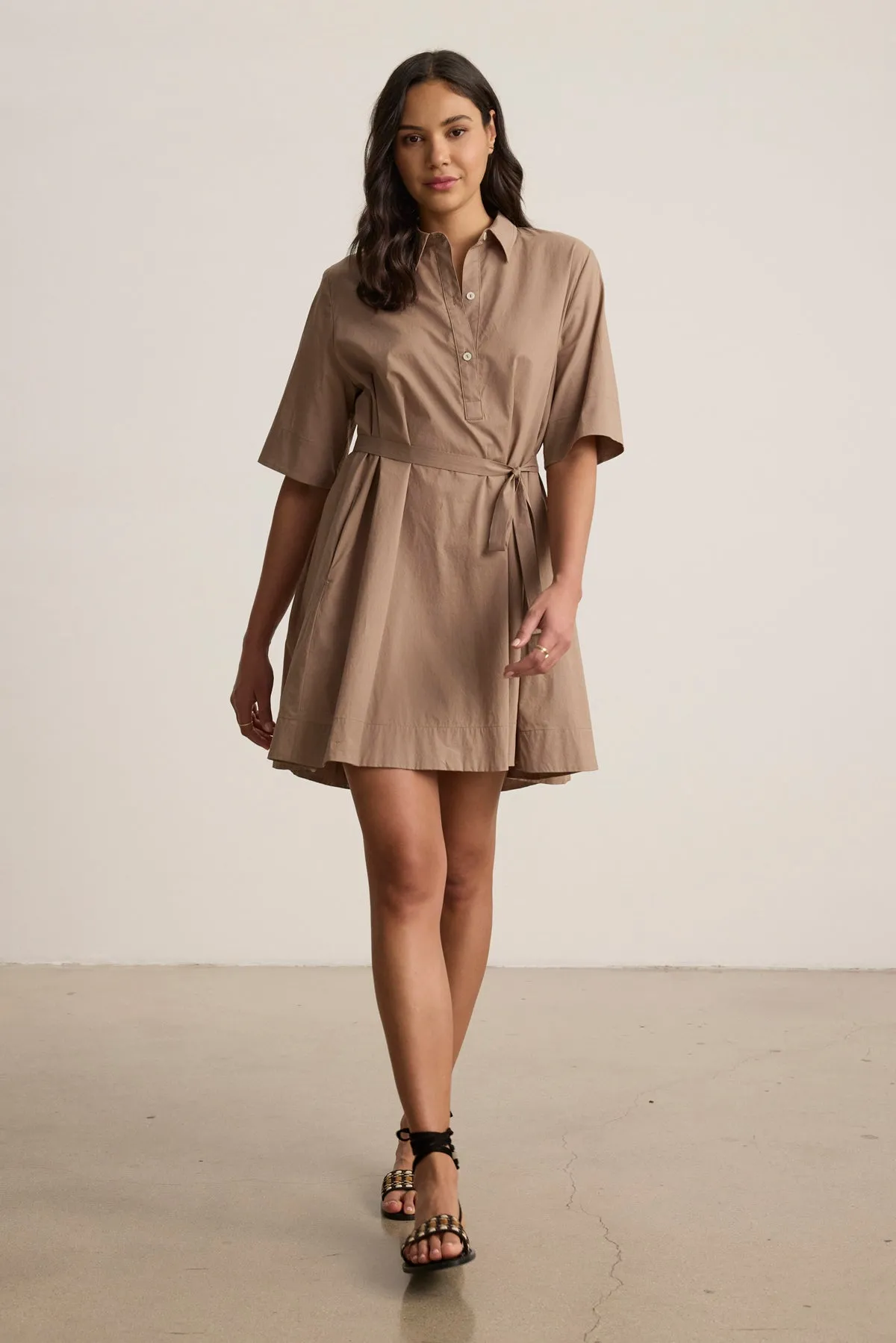 DRIANA DRESS Layered Movement Soft Fabric