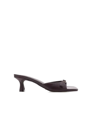 high heel sandals TILDEN - DARK CACAO