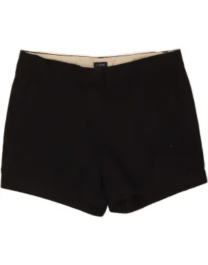 Checkered Print J. CREW Womens Chino Shorts US 10 Large W34  Navy Blue Cotton