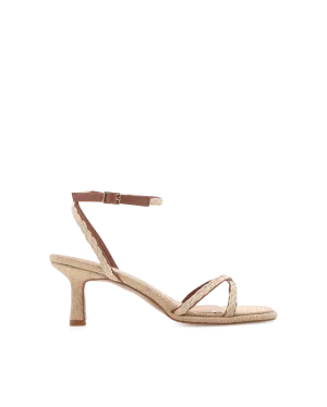 Platform Booties HARISSA - NATURAL RAFFIA