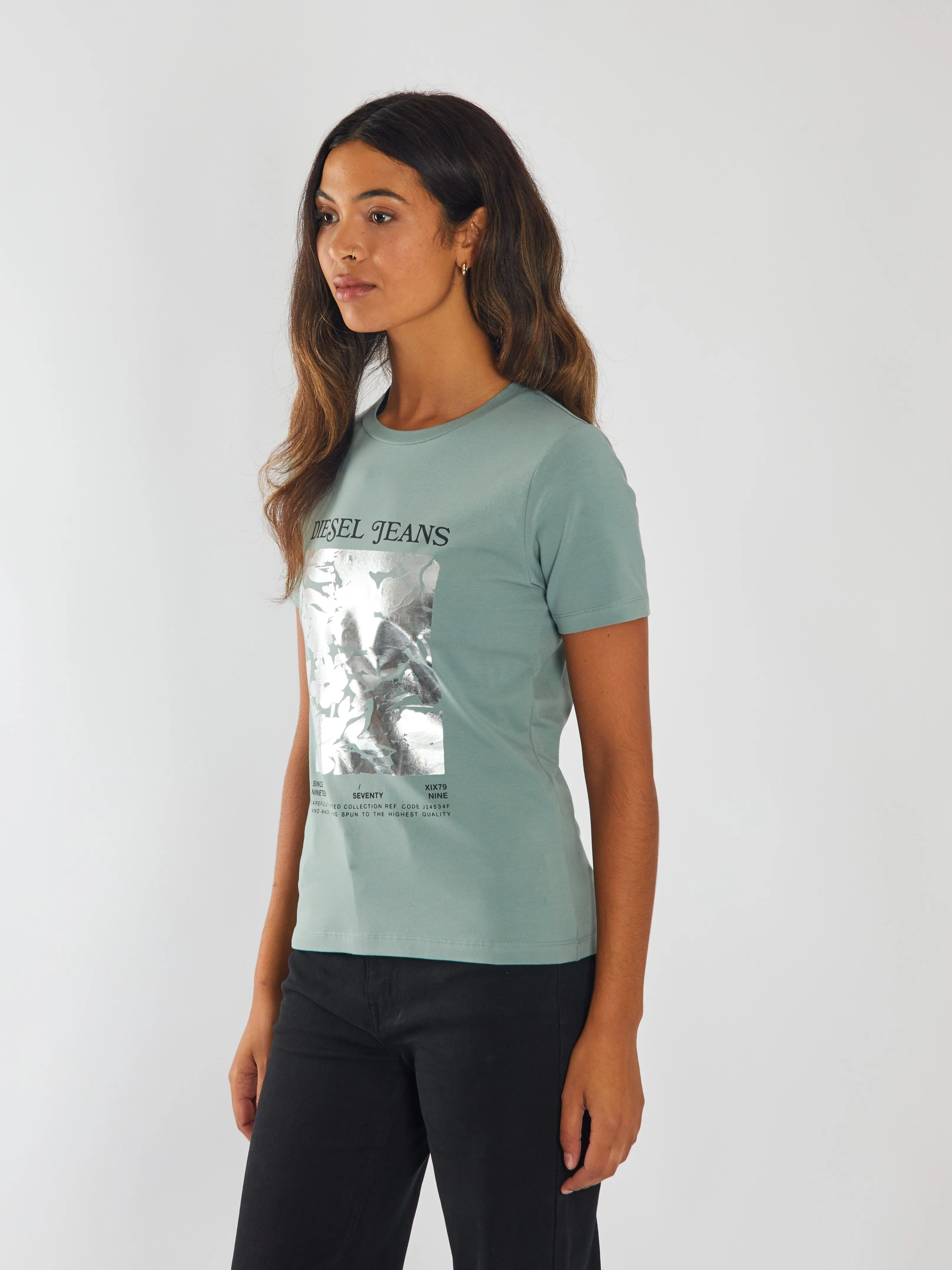 Muriel Tee Sage Leaf NonIrritatingTags