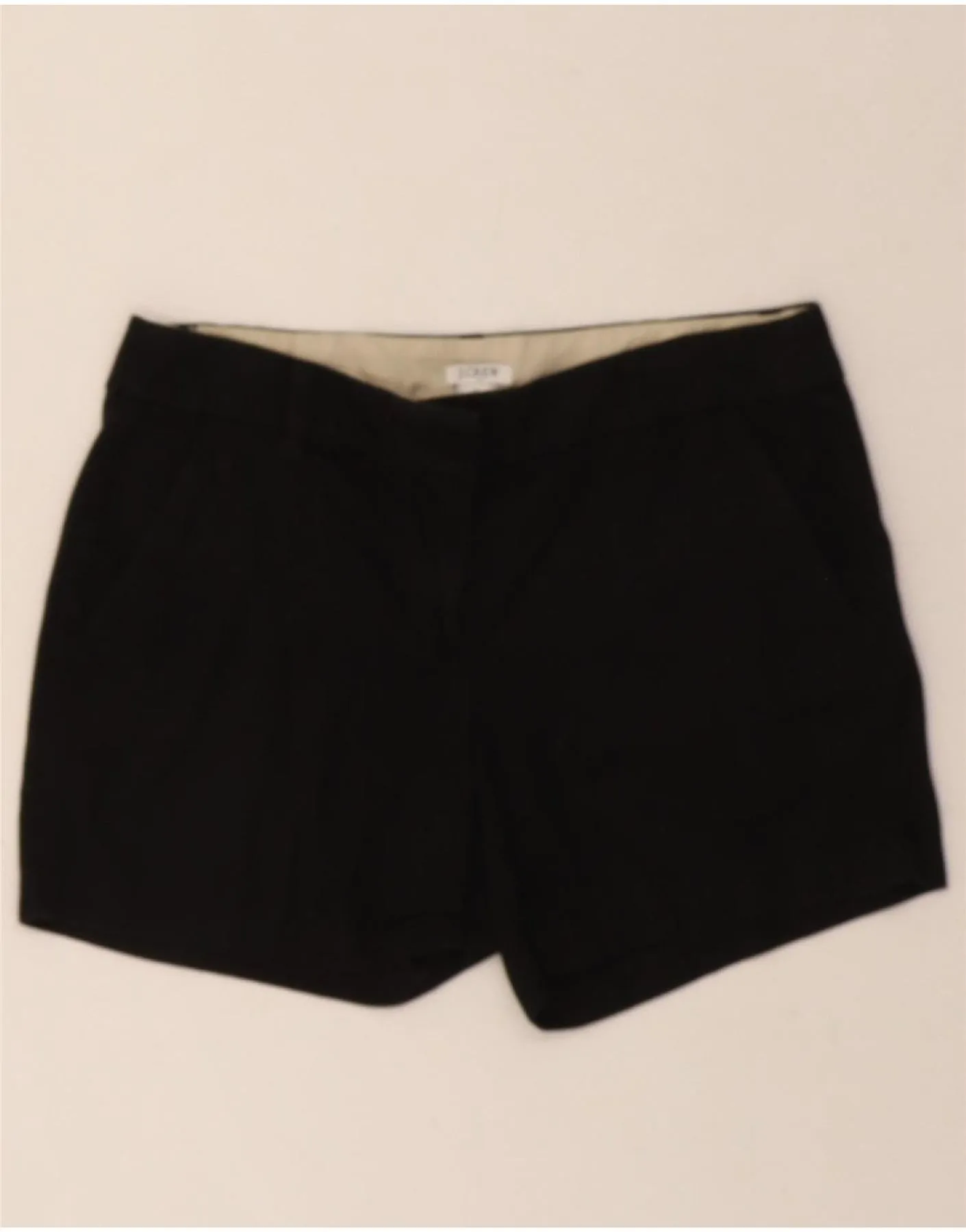 J. CREW Womens Chino Shorts US 4 Small W30 Black Cotton Sophisticated Style