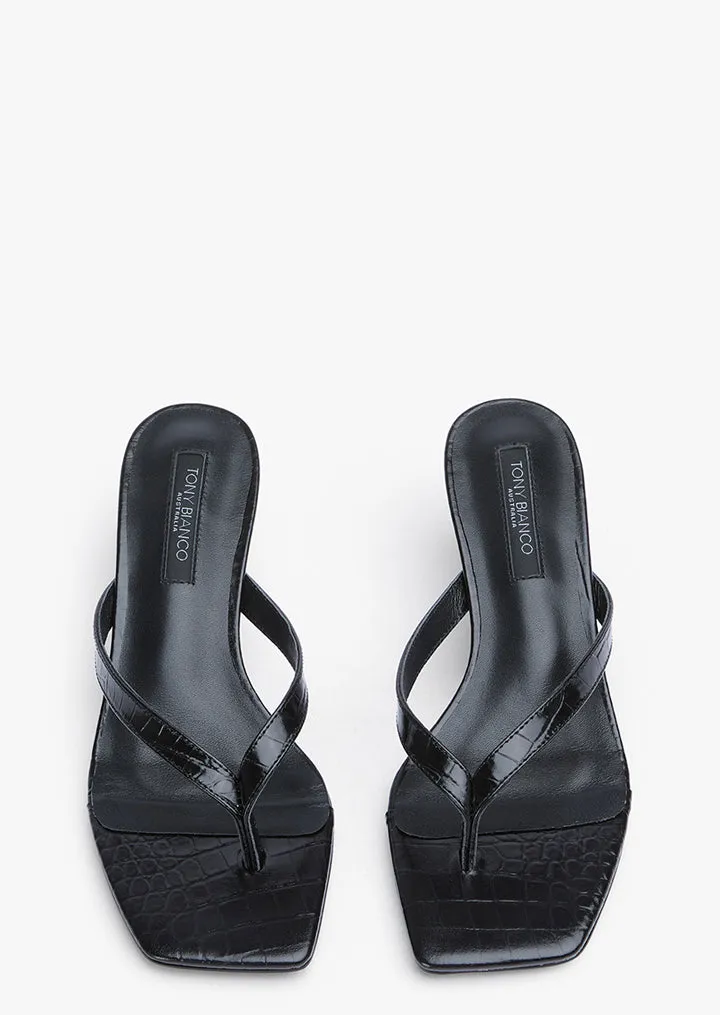 Luxe Mood Topaz Black Croc