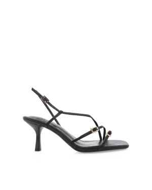 TOSHIE - BLACK Fashion Booties Wide Fit Heels