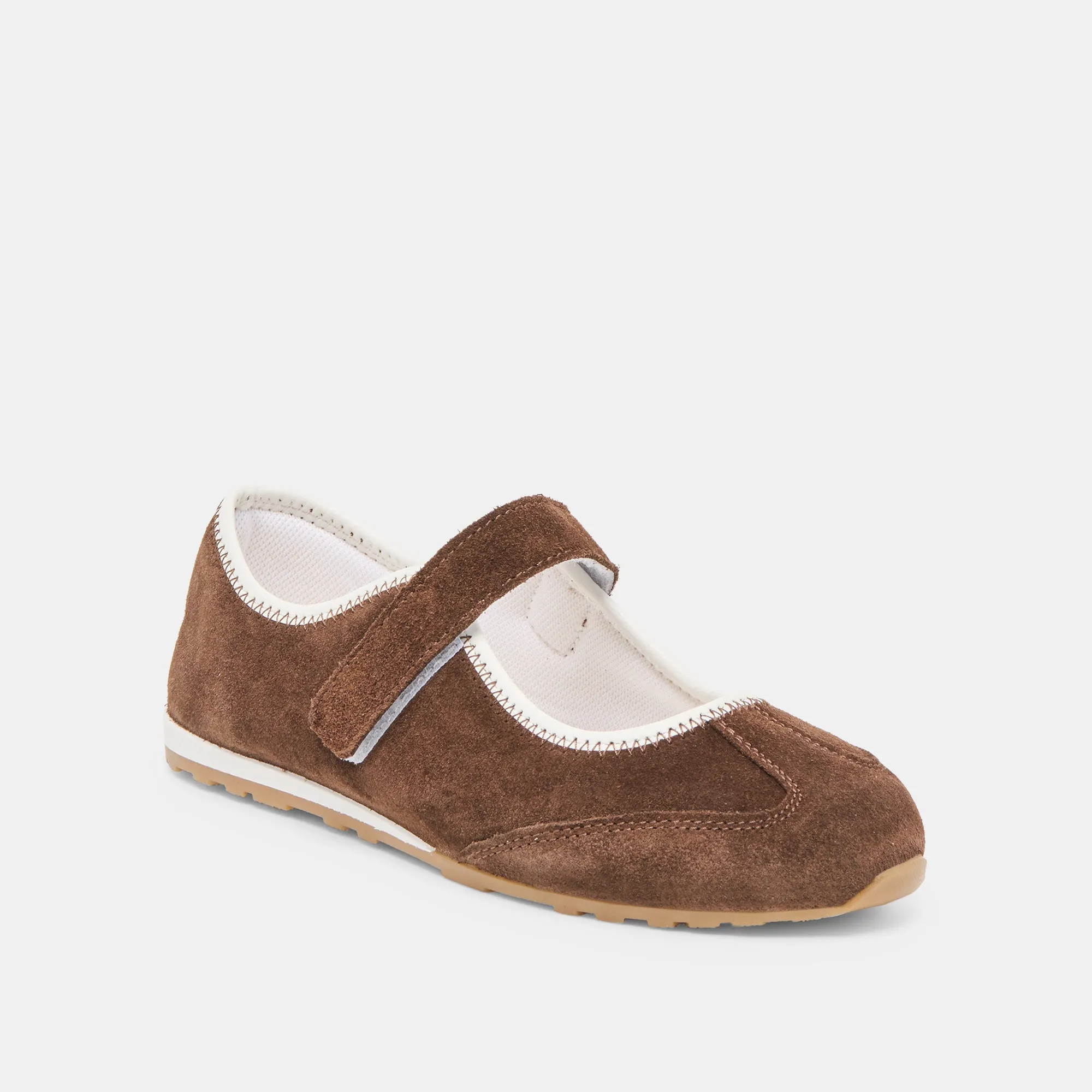 SOFYA SNEAKERS DK BROWN SUEDE Comfortable Support Classic Sole