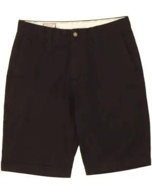 VOLCOM Womens Chino Shorts W30 Medium Black Cotton Tropical theme