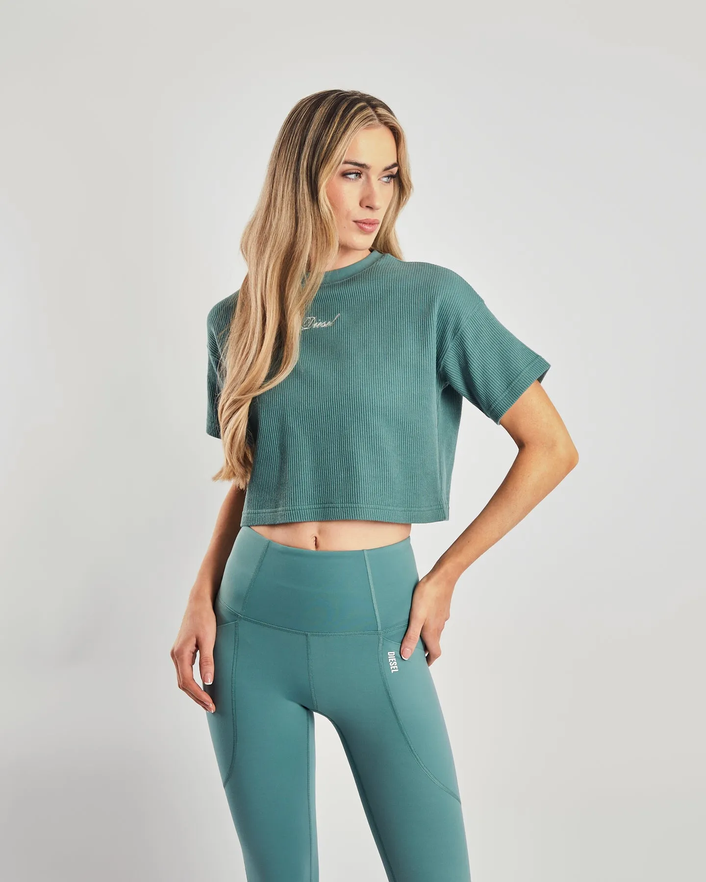 Clementine Tee Green Trail Flex Fit