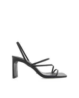 GENNA - BLACK Fashionable Wedges Street Attitude