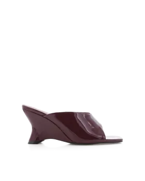 Wedge Heel Dress Shoes ISELLE - DARK CHERRY PATENT