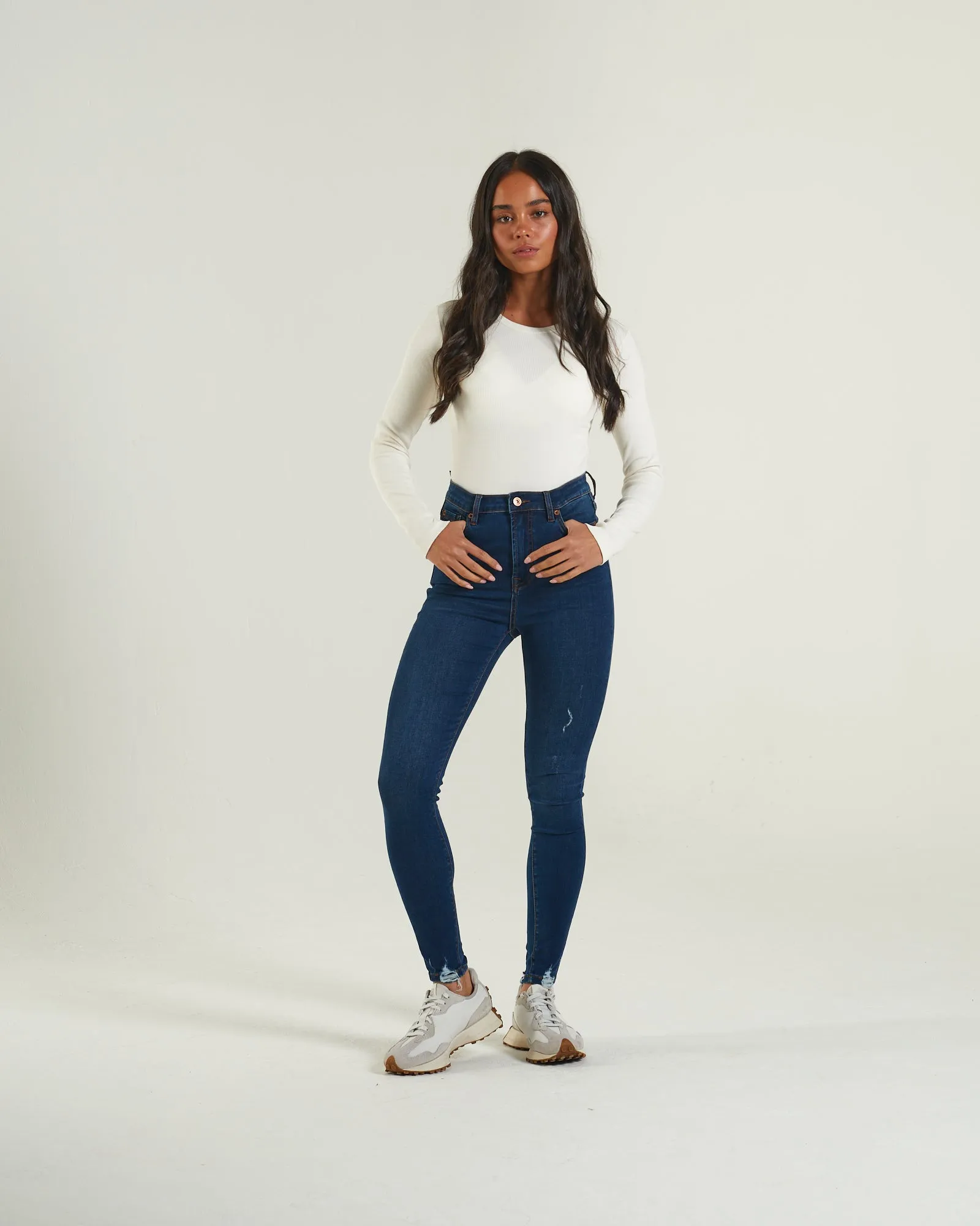 Casual Comfort Look Effortless Wearable Lorelei Bodysuit Cream