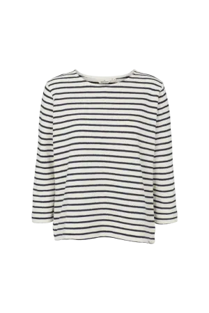 Comfort Wearable Mint Loose Tee - whisper white / Sky captain