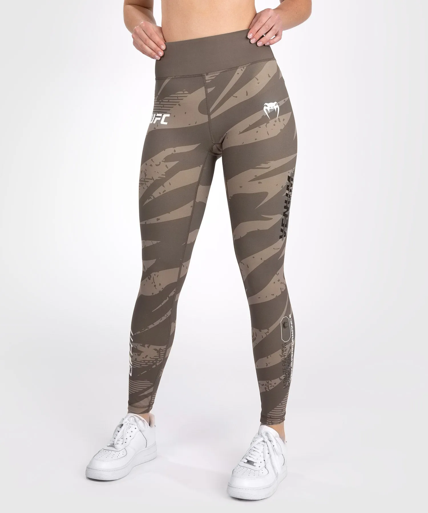 Minimalist Style Winter Sports UFC Adrenaline by Venum Fight Week Women??s Performance Tight - Desert Camo