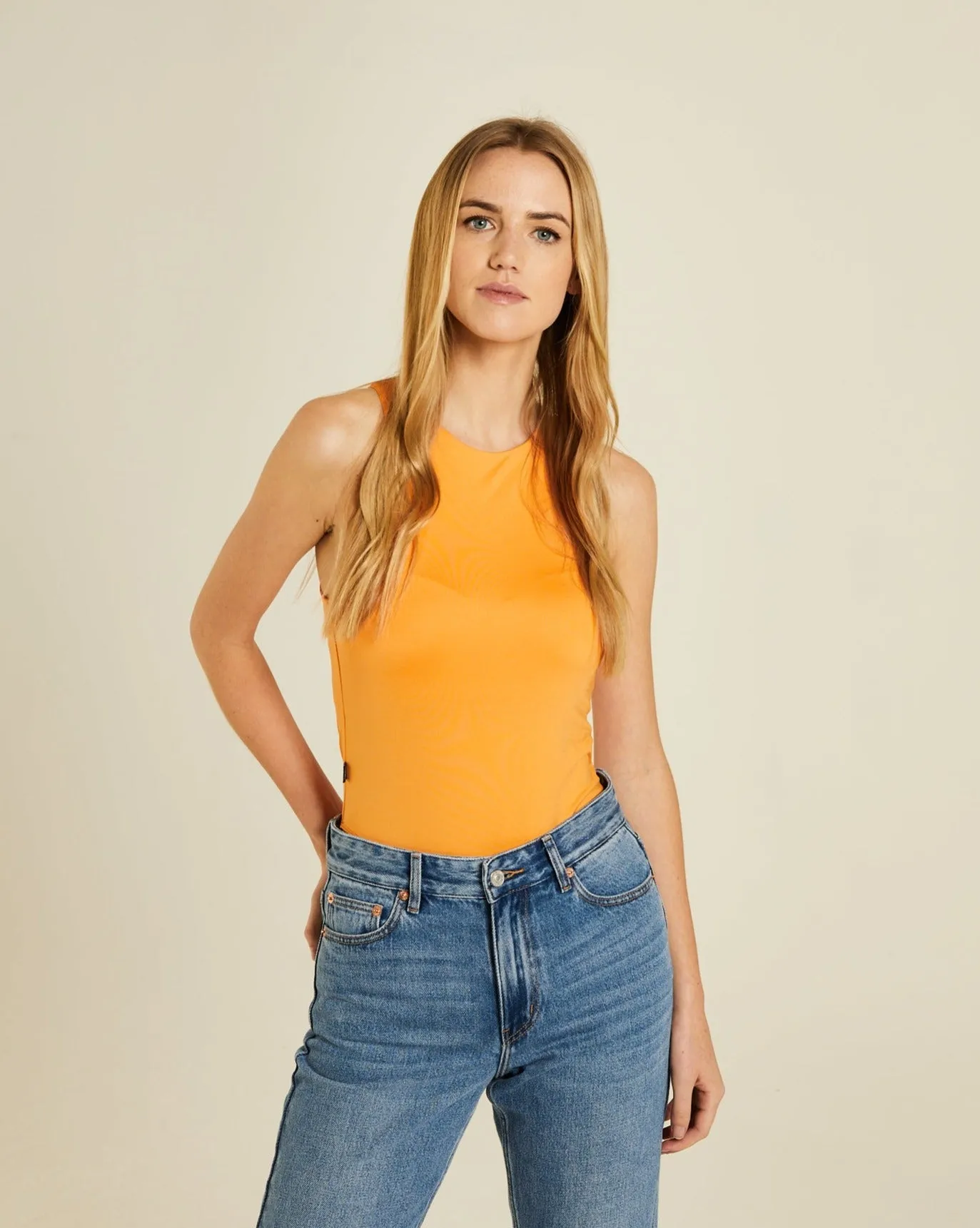 anniversary Rianna Body Suit Orange Sorbet