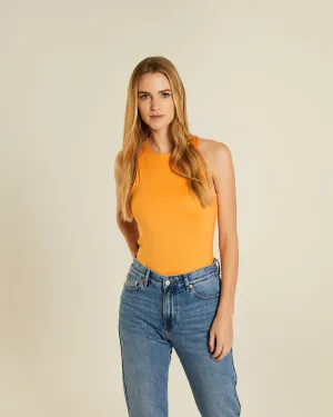 Everyday Look Wear Rianna Body Suit Orange Sorbet